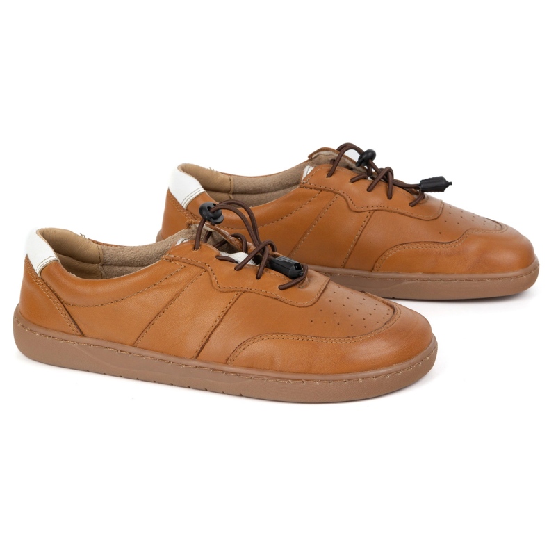 Olivier Bosé dámské boty Minimalistická kůže Širokou hnědou ária hnědý 2