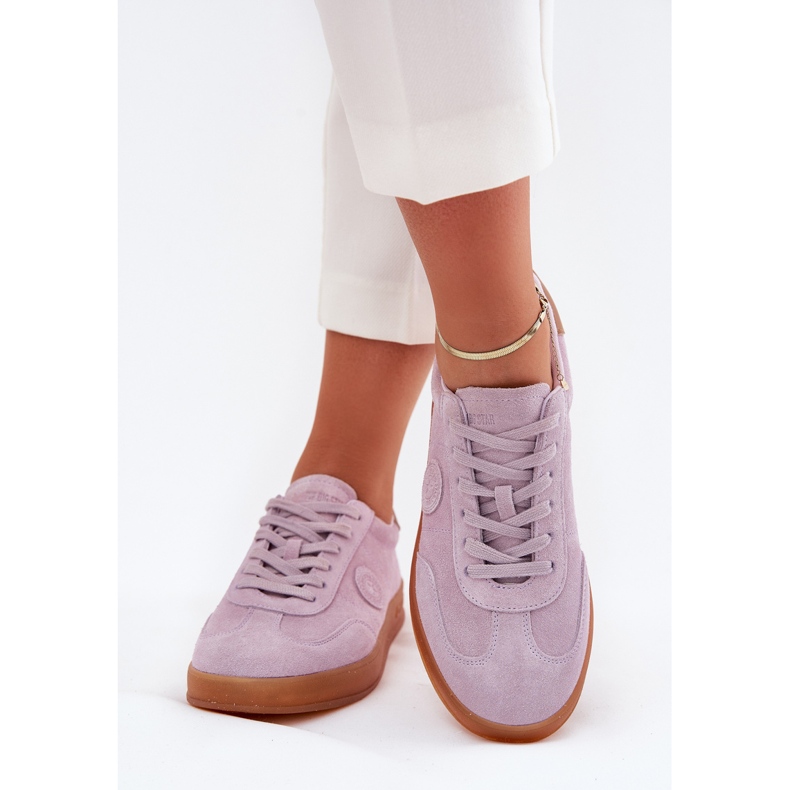 Dámské semišové tenisky Big Star RR274850 Hi-Polish Violet System fialová 2