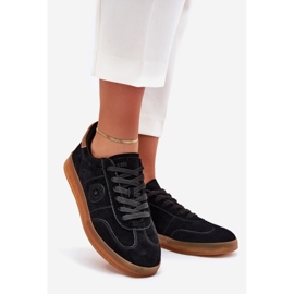 Dámské semišové tenisky Big Star RR274851 Hi-Polish System Black černá 1