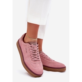 Big Star Dámské semišové tenisky Velká hvězda od Daniel Lopez SS2D4010 Pink růžový 1