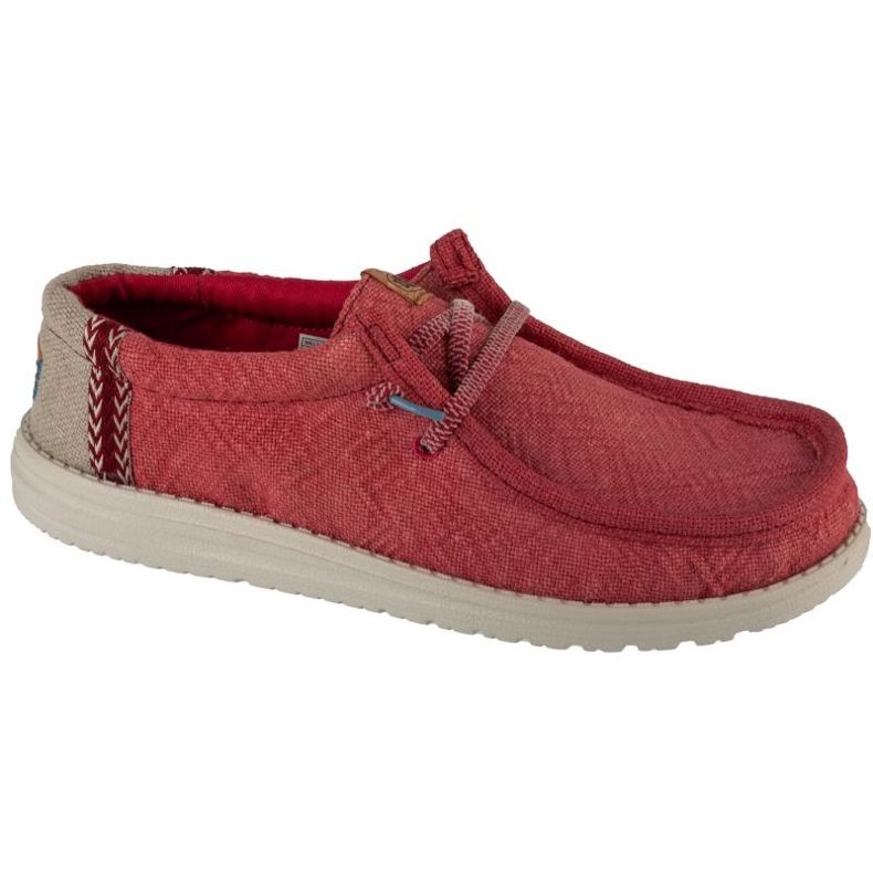 Hey Dude Hej vole Wally juta M 43085-79B boty červený 1