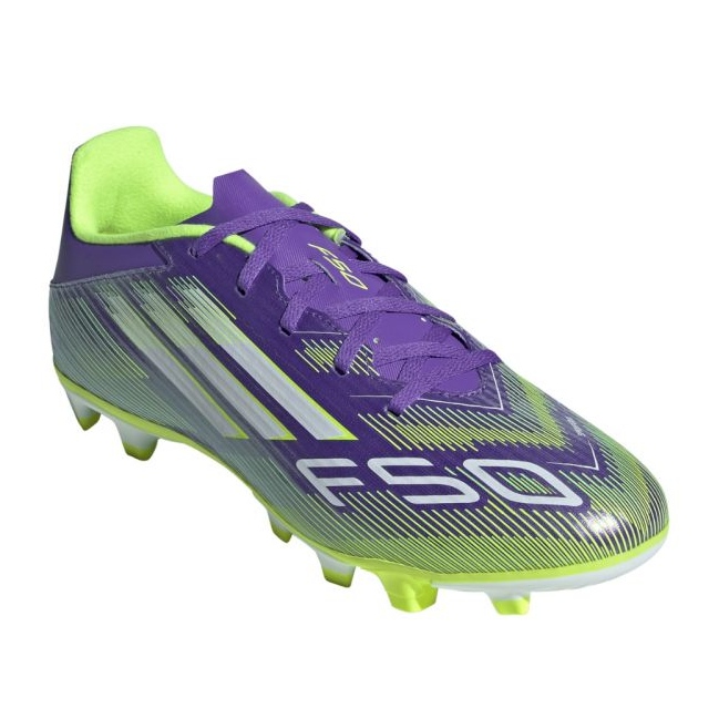 Adidas F50 Club FG/Mg M Ji0043 Fotbalové boty fialový 2 Adidas F50 Club FG/Mg M Ji0043 Fotbalové boty fialový 2
