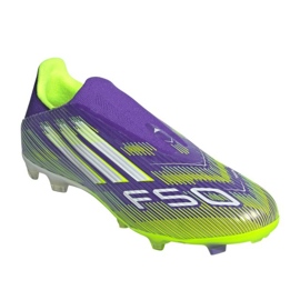 Adidas F50 League LL FG/MG M JH7734 FOOTY SOOT fialová 2