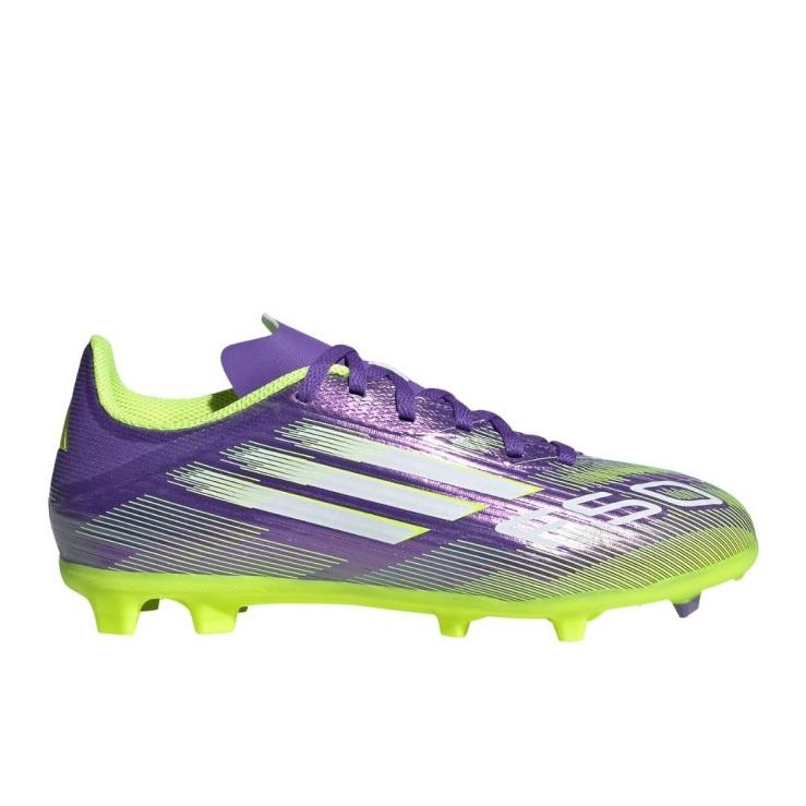 Adidas F50 League FG/MG JR JH7747 Football Shoes fialový 1