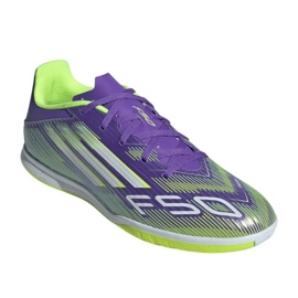 Adidas F50 Club ve fotbalové botě M Ji0023 fialový 1 Adidas F50 Club ve fotbalové botě M Ji0023 fialový 1