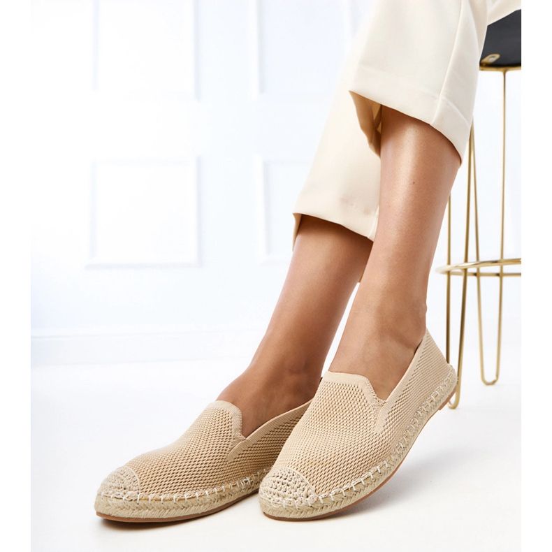 Beige Espadrilles na platformě Luna béžový 2