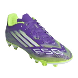 Adidas F50 Club FG/MG JR JR JI0030 Fotbal boty fialový 1