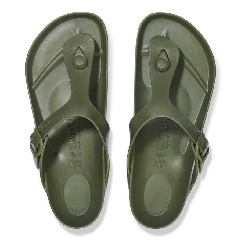 Pánské flip -flops Birkenstock Gizeh Eva 1019143 Green zelený 2