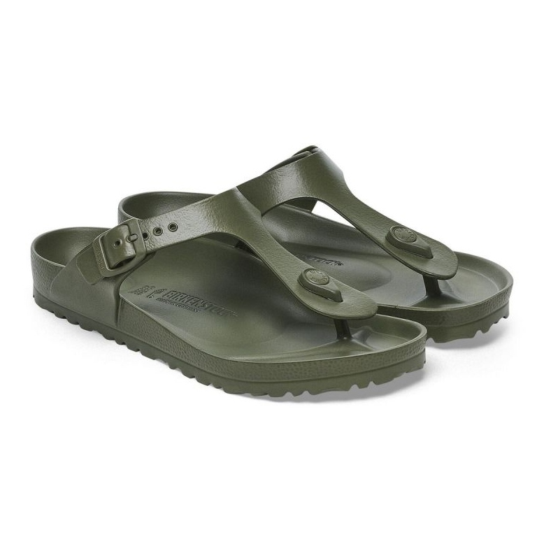 Pánské flip -flops Birkenstock Gizeh Eva 1019143 Green zelený 3