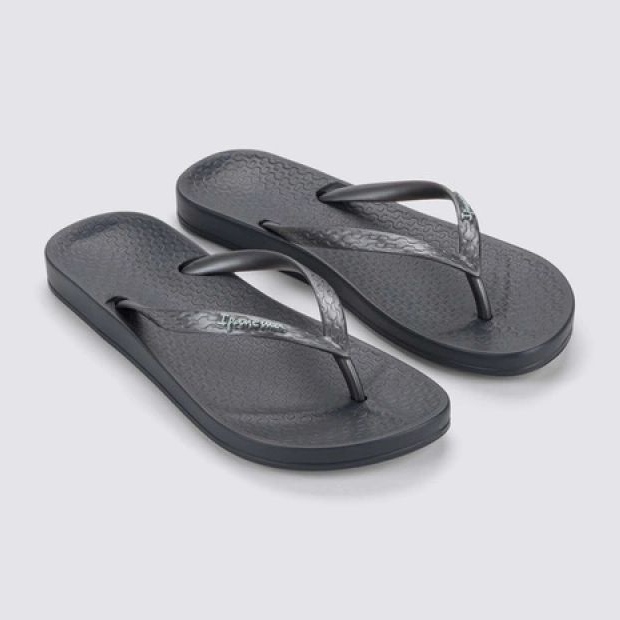 Dámské ipanema flip -flops Anatomica 81030 BB624 Black šedá 2 Dámské ipanema flip -flops Anatomica 81030 BB624 Black šedá 2