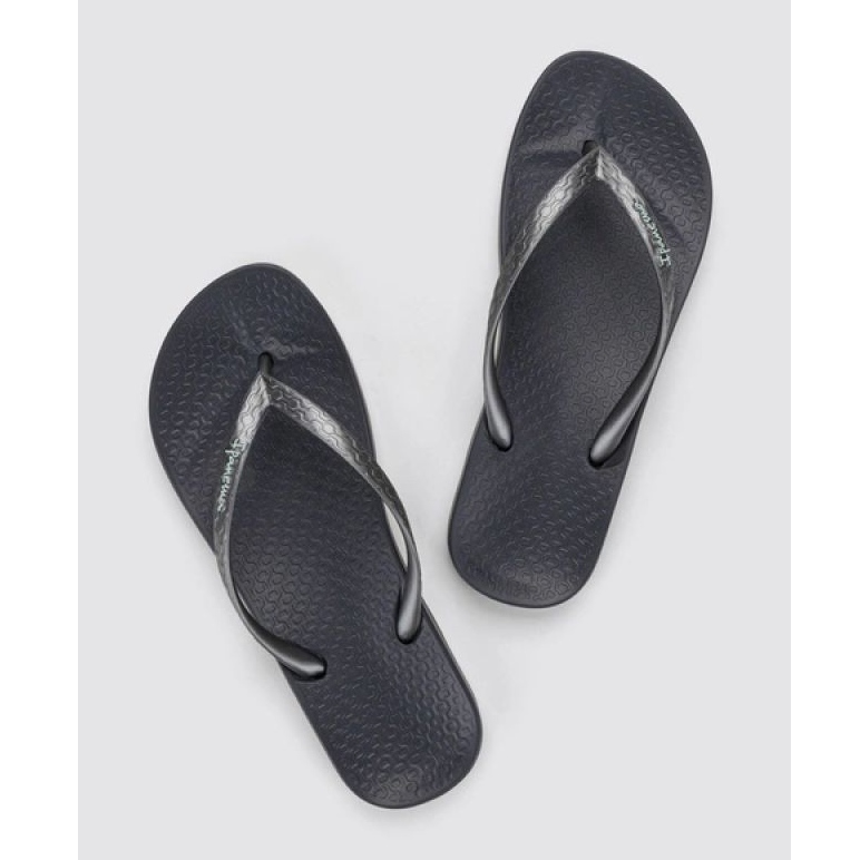 Dámské ipanema flip -flops Anatomica 81030 BB624 Black šedá 3 Dámské ipanema flip -flops Anatomica 81030 BB624 Black šedá 3