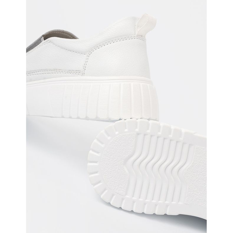 Sergio Leone White Openwork Women boty na platformě bílý 1 Sergio Leone White Openwork Women boty na platformě bílý 1