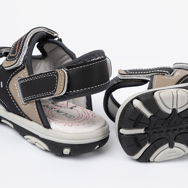 Shelvt Sandály černých chlapců 1