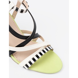 Shelvt Sandály na pruhovaném špendlíku vícebarevný 1