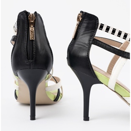 Shelvt Sandály na pruhovaném špendlíku vícebarevný 2