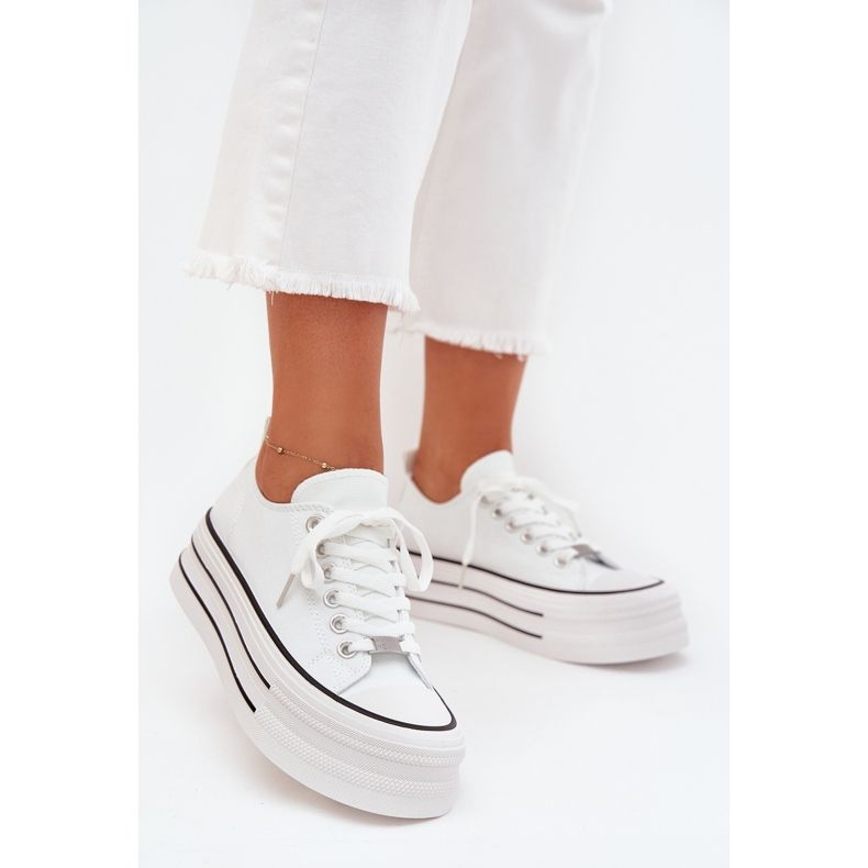 Boto Dámské tenisky na masivní platformě White Marinae bílý 2 Boto Dámské tenisky na masivní platformě White Marinae bílý 2