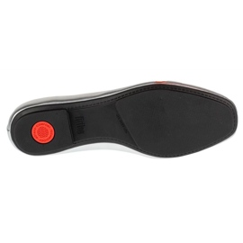 Dámské baleríny Fitflop Delicato Bow Soft Ballerina IH2-011 Metallic s lukem stříbrný 4 Dámské baleríny Fitflop Delicato Bow Soft Ballerina IH2-011 Metallic s lukem stříbrný 4