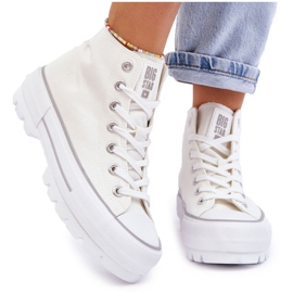 Dámské tenisky na Big Star LL274156 White Platform bílý 4