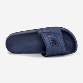 Pánské žabky s suchým zipem 4FMM00fflim091-31s Navy Blue modrý 1