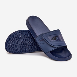 Pánské žabky s suchým zipem 4FMM00fflim091-31s Navy Blue modrý 2 Pánské žabky s suchým zipem 4FMM00fflim091-31s Navy Blue modrý 2