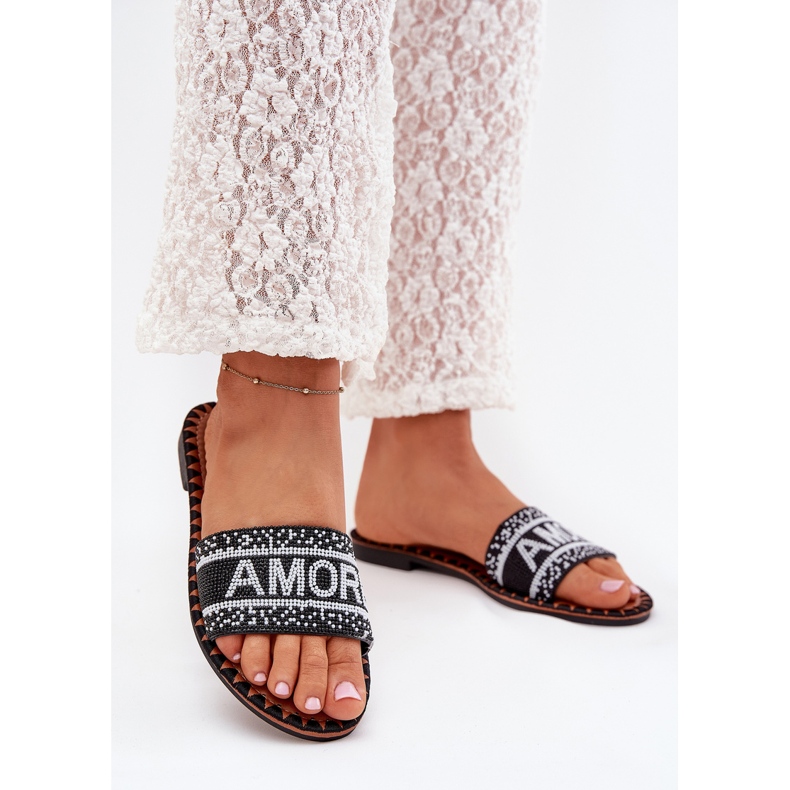 Boto Flops Flip Flip Flip Flip Flip Flip Flip Flip Flops s dekorací Avelina Avelina černá 2 Boto Flops Flip Flip Flip Flip Flip Flip Flip Flip Flops s dekorací Avelina Avelina černá 2