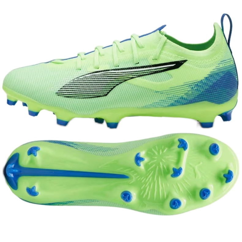 Fotbalové boty Puma Ultra 5 Pro FG/AG JR 107693-03 zelený 1