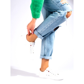 Big Star Velká hvězda JJ274001 Dámské nízké tenisky bílý 2