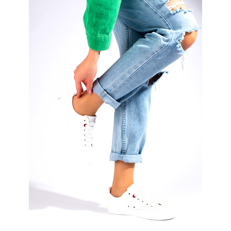 Big Star Velká hvězda JJ274001 Dámské nízké tenisky bílý 2 Big Star Velká hvězda JJ274001 Dámské nízké tenisky bílý 2