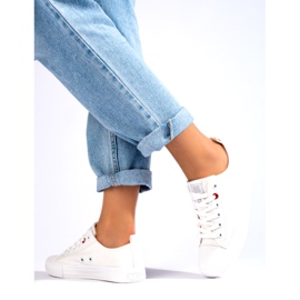 Big Star Velká hvězda JJ274001 Dámské nízké tenisky bílý 4 Big Star Velká hvězda JJ274001 Dámské nízké tenisky bílý 4