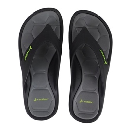 Rider Pánský jezdec Cape XVIII AD 83631-AZ143 Black Flip-Flops černý 2