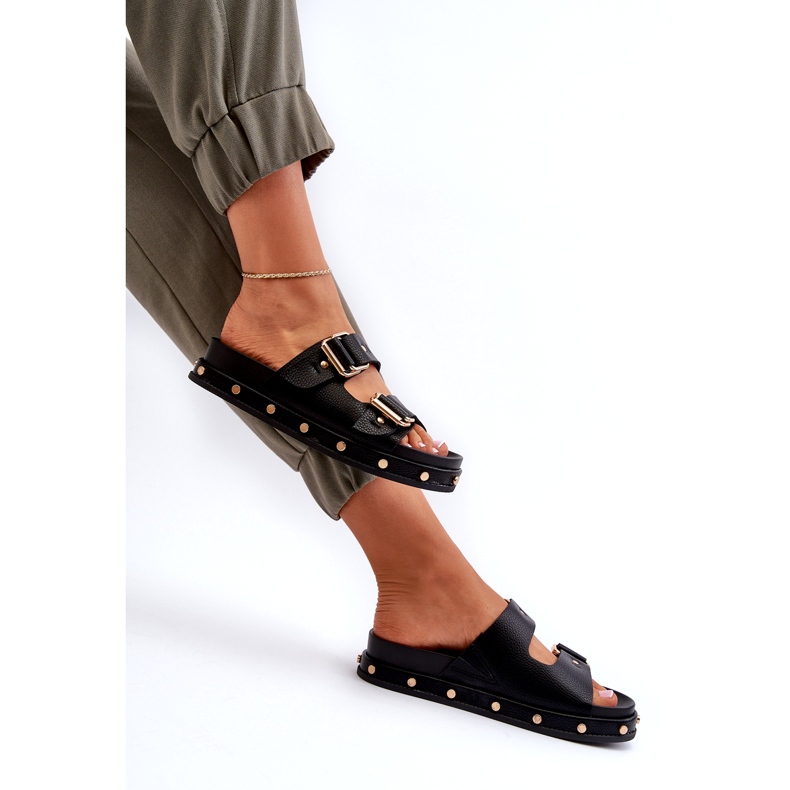 Dámské žabky na platformě Big Star NN274082 Black černý 6