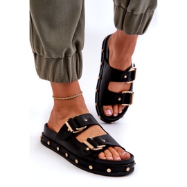 Dámské žabky na platformě Big Star NN274082 Black černá 3