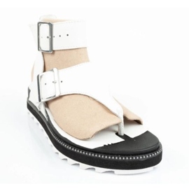 Dámské sandály Sorel NL6272-125 žabky bílý 2 Dámské sandály Sorel NL6272-125 žabky bílý 2