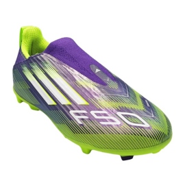 Adidas F50 League LL FG/MG JR JH7743 Fotbalové boty fialová 2