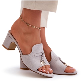 Seastar Dámské žabky se šedovězeňským ekologickým chubby šedá 5 Seastar Dámské žabky se šedovězeňským ekologickým chubby šedá 5