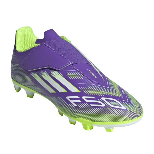 Adidas F50 Club H&amp;L FG/MG JR JR JI0036 Fotbal boty fialový 2