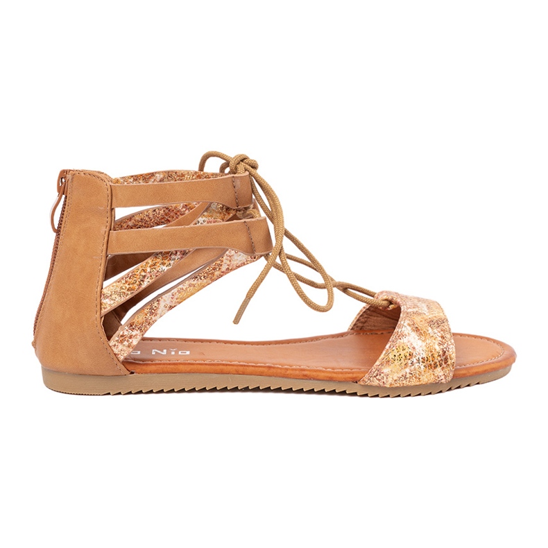 Shelvt Sadadals Lace -Up s hadí motivem 2