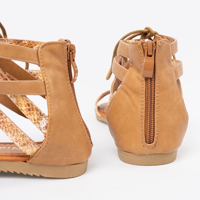 Shelvt Sadadals Lace -Up s hadí motivem 1