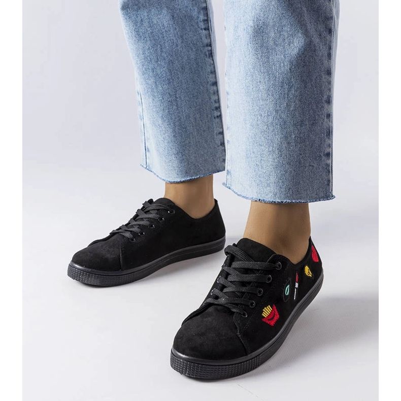 Black Kailey tenisky černý 1