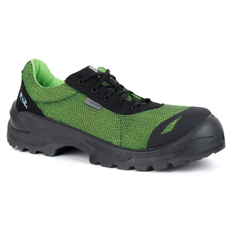 Fagum-Stomil Pánské kožené boty 1172P Raptor Black S1 fo Sr Aramid 3d zelený 2