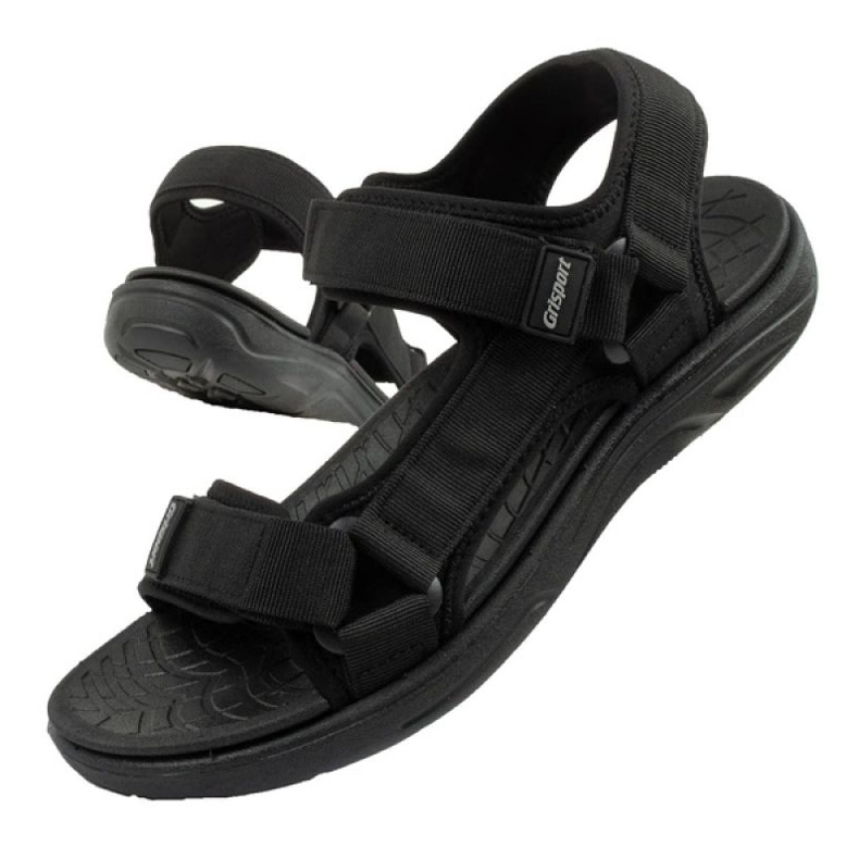 Pánské sandály Grisport GR-25-01-9033M Black černý 1