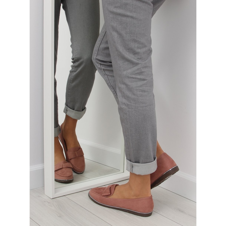 Dámské růžové mokasíny 127-2 růžové růžový 1