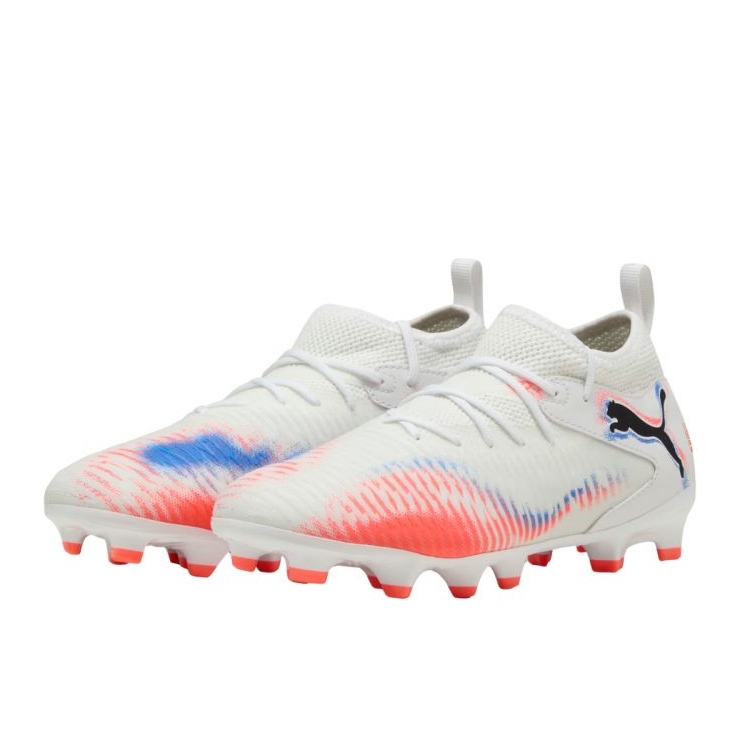 Puma Future 8 Match FG/AG JR 108614 01 Fotbalové boty bílý 1