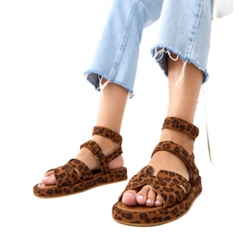 Sandály Maimuna Panther připevněné kotníkem vícebarevný 1