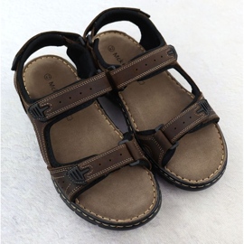 McKinley Sandály McKeylor pro suchý zip m 95320 leden402b hnědý 2