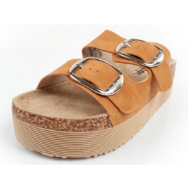 Lee Cooper LCW-25-35-3494l žabky hnědý 3 Lee Cooper LCW-25-35-3494l žabky hnědý 3