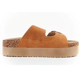 Lee Cooper LCW-25-35-3494l žabky hnědý 4 Lee Cooper LCW-25-35-3494l žabky hnědý 4