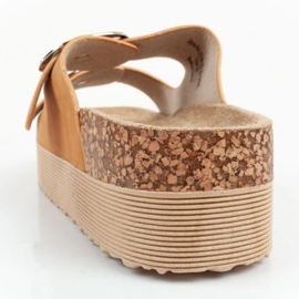 Lee Cooper LCW-25-35-3494l žabky hnědý 5 Lee Cooper LCW-25-35-3494l žabky hnědý 5