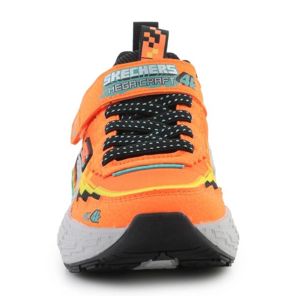 Skechers Mega-Craft 4K JR 402160L-ORBK SOOT pomerančový 2
