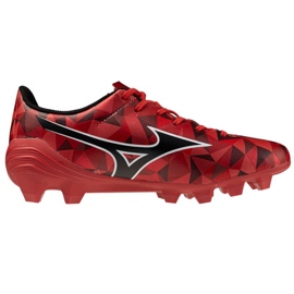 Mizuno Alfa II Select Jr FG P1GB256560 Shoty červený 2